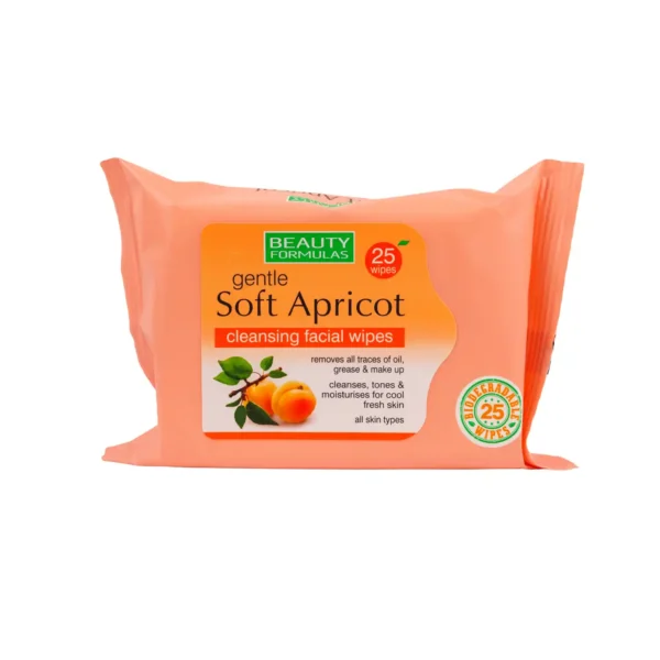 Apricot Extract Biodegradable Facial Wipes
