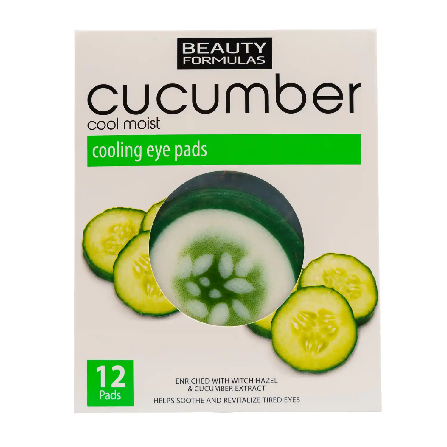 Cucumber Cooling Eye Pads 12's