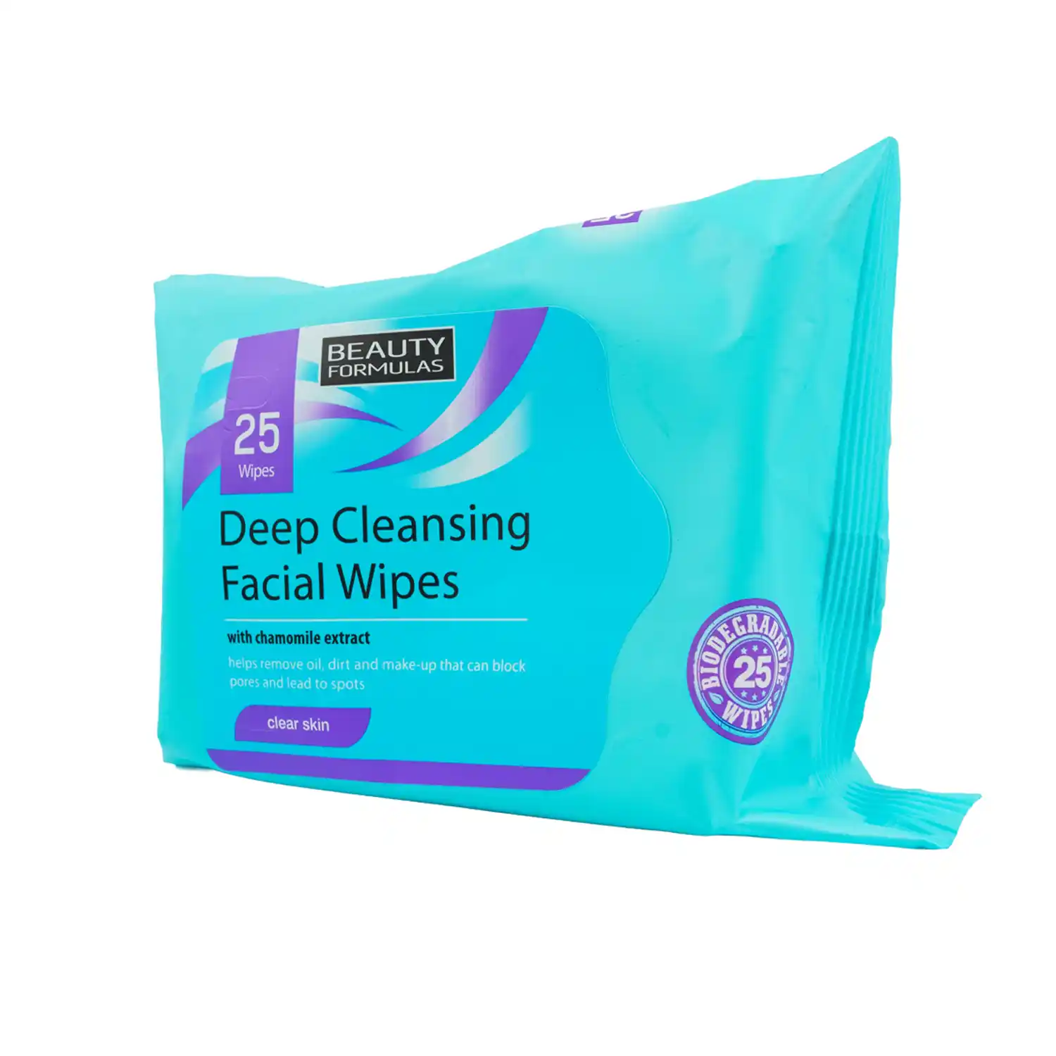 Deep Cleansing Biodegradable Facial Wipes 25's - Image 3