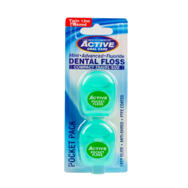 Active Advanced Mint Wax. + Fluoride 2 X 12m