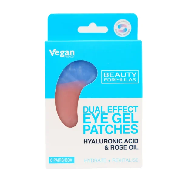 Hyaluronic Acid & Rose Oil Dual Effect Eye Gel Patches 6 Pairs