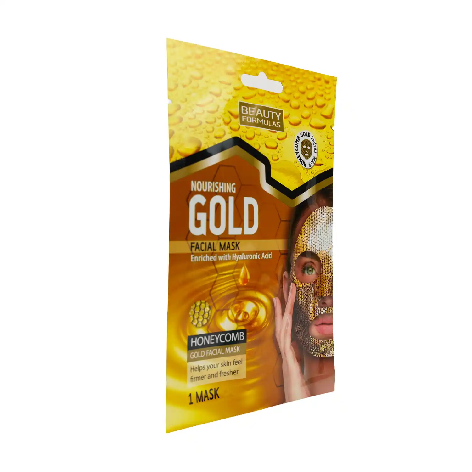 Gold Honeycomb Nourishing Facial Mask 1pk - Image 4