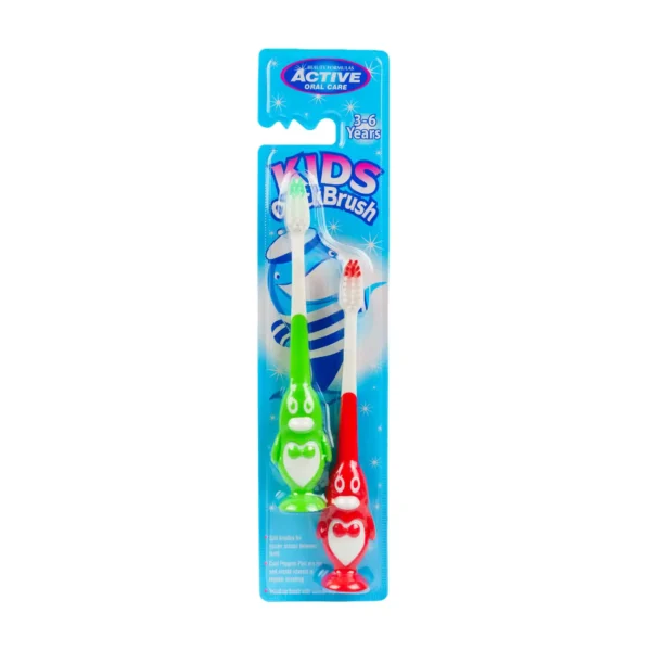 Kids Quickbrush 2 Pk Penguin [3-6 Yrs.]