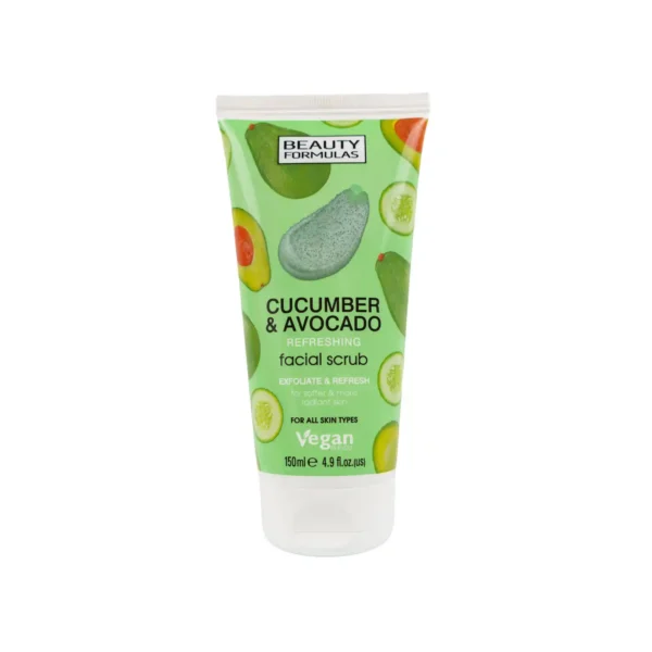 Cucumber and Avocado Refreshing Facial Scrub
